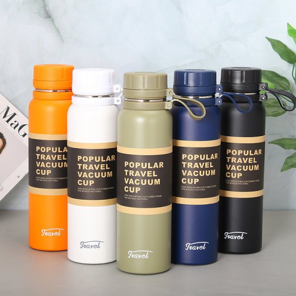 1500ML Large Capacity Thermos Water Bottle For Tea Portable Thermal Mug Stainless Steel Cup Sport Cycling Vacuum Flask Insulated